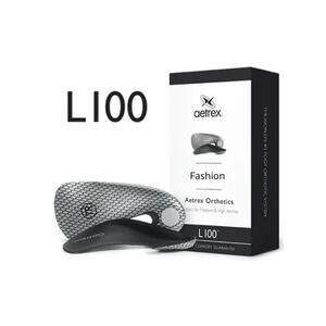 NEW AETREX men's l100 dress orthotics insole in grey